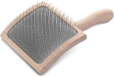 Mark VII Curved Back Slicker Brush for Dogs, 12Mm Pins, Groom like a Pro, Handcr