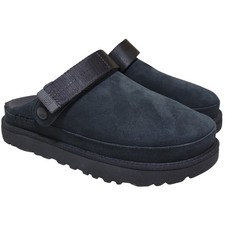 UGG Women Goldenstar Clog Slingback Clog Flats Size US 6 Black Suede