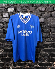 Rangers Jersey Home football shirt 1990 - 1992 Admiral Polyester Mens Size 42/44
