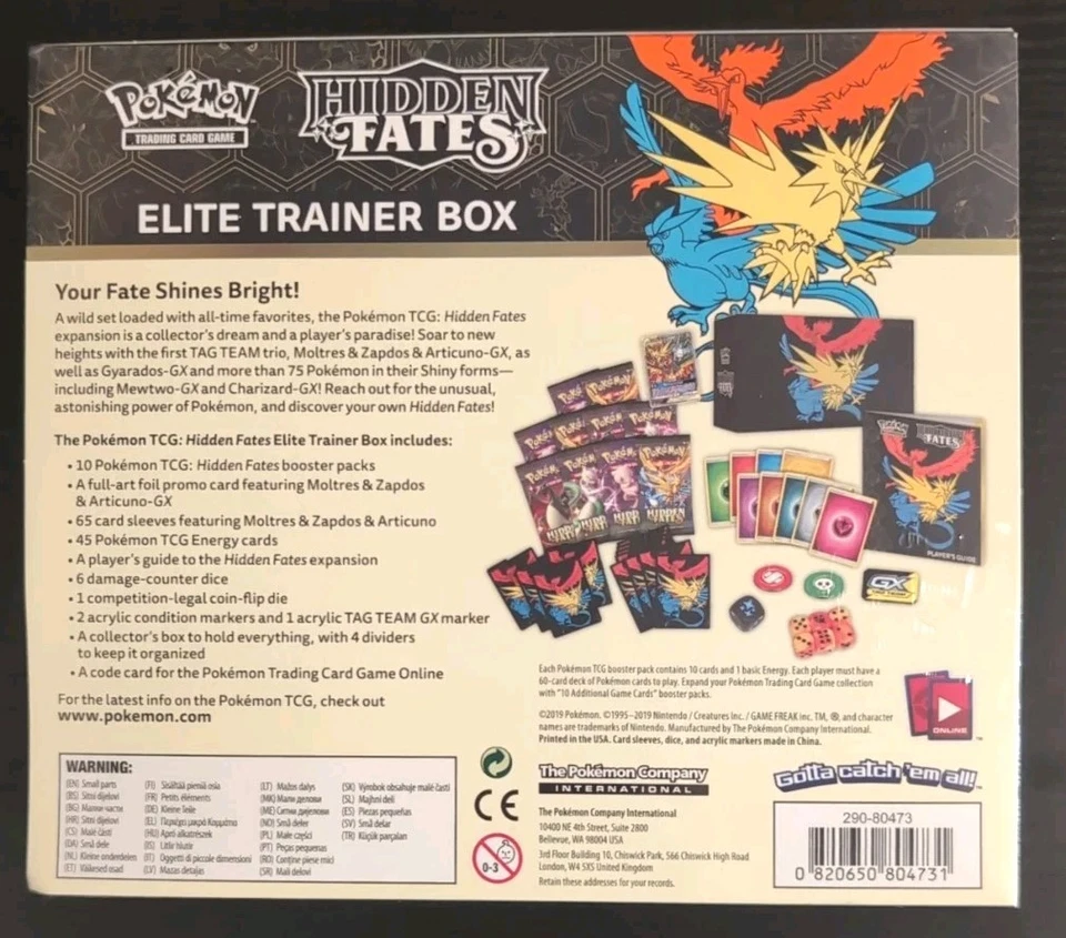 JCC Pokémon: Caja Entrenador Elite Destinos Ocultos Foto 2 de 4