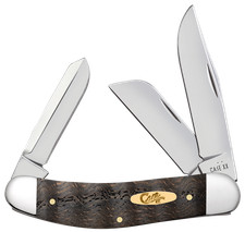 Case xx Knives Sowbelly Stockman Black Curly Oak 14011 Stainless Pocket Knife