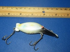 Luhr Jensen Hot Shot Mark 2 White Polka Dot Black Lip