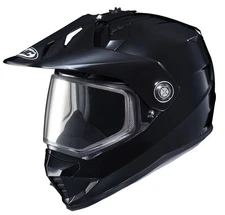 HJC XF-21-511-603 DS-X1 Solid Snow Helmet with Dual Lens Shield Md Black