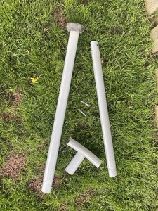 Pool poles set for 42” tall by 15 wide pool works with many brands