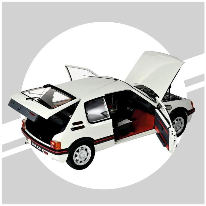 IXOMODELS - PEUGEOT 205 1.9 GTI Bianco - KIT COMPLETO 720 pezzi - 1/8 - IXC.P... - Immagine 4 di 4