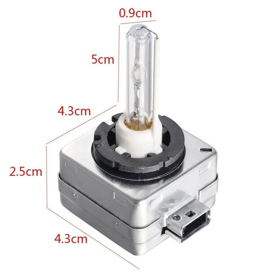 1 Pair 55W D1S D1R D2S D2R D3S D3R D4S D4R HID Xenon Headlight Replace Bulbs Kit - Image 3 of 4