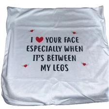 I Love You Valentines Day Throw Pillow Cover Funny Humor Farmhouse Décor