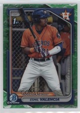 2024 Bowman Chrome Prospects Lunar Glow Refractor Esmil Valencia #BCP-75 pi4
