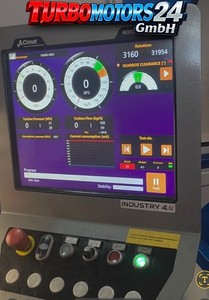 Turbolader Prüfung auf Flowbench Prüfprotokoll Reparatur Turbolader Diagnose