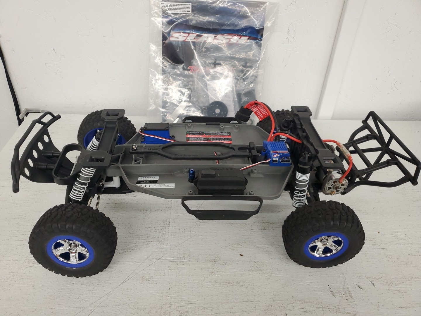 Traxxas Slash 2wd 1/10 Short Course Truck Roller NO RX TX. Motor Works Clipless