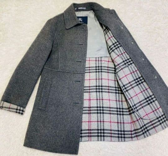 Burberry      Condition  Coat Cashmere Nova Check Wool thumbnail 3