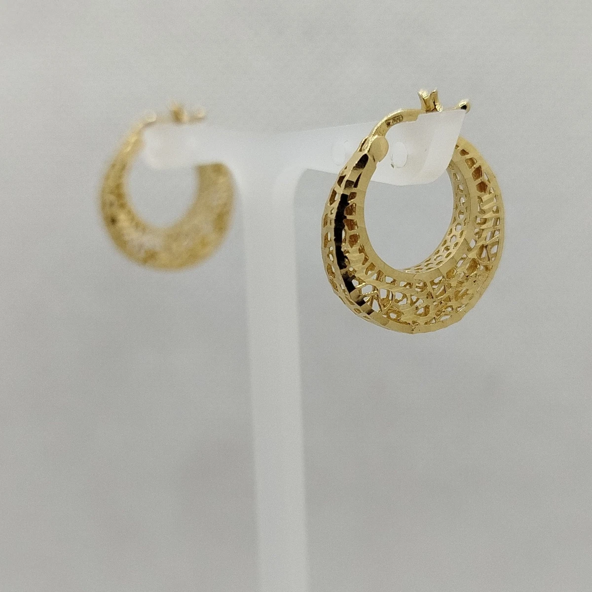 Orecchini A Mezzaluna Donna – Placcati Oro 18 Carati, In Acciaio Inox, Ipoallergenici, Design Moderno, Ceres Paris
