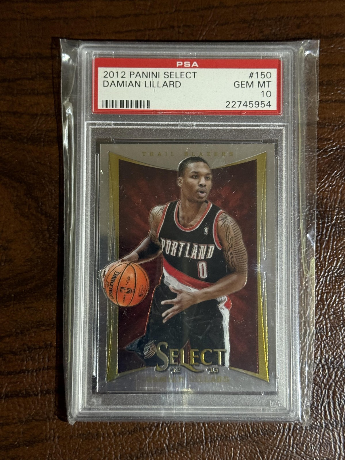 2012 PANINI SELECT Damian Lillard RC #150 PSA 10