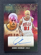 2023-24 Panini NBA Hoops Basketball Dennis Rodman Hoops Ink Auto Bulls #HI-ROD