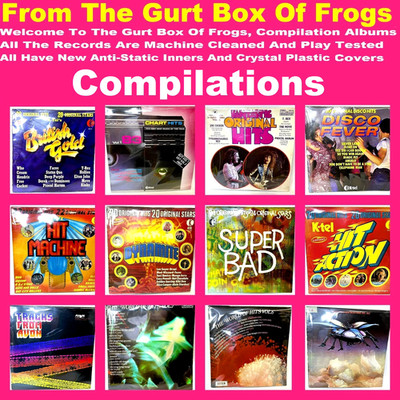 1960s-2000s Compilation Vinyl Albums - Ronco K-Tel ETC - Cleaned & Tested
