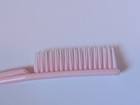 Vintage Light Pink Plastic Teasing Backcombing Brush Hard Bristles — photo 4
