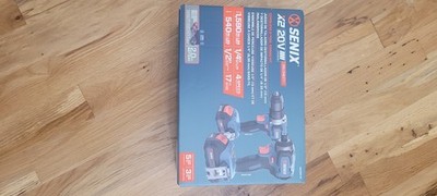 Senix S2K2B2-02 20V Max* 2-Tool Combo Kit w/2 Batteries (2 Ah) Impact /Drill