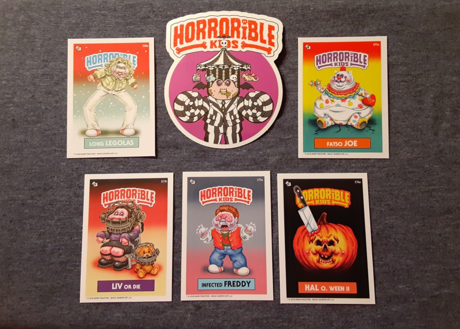horrorible kids beetlejuice saw gpk | eBay