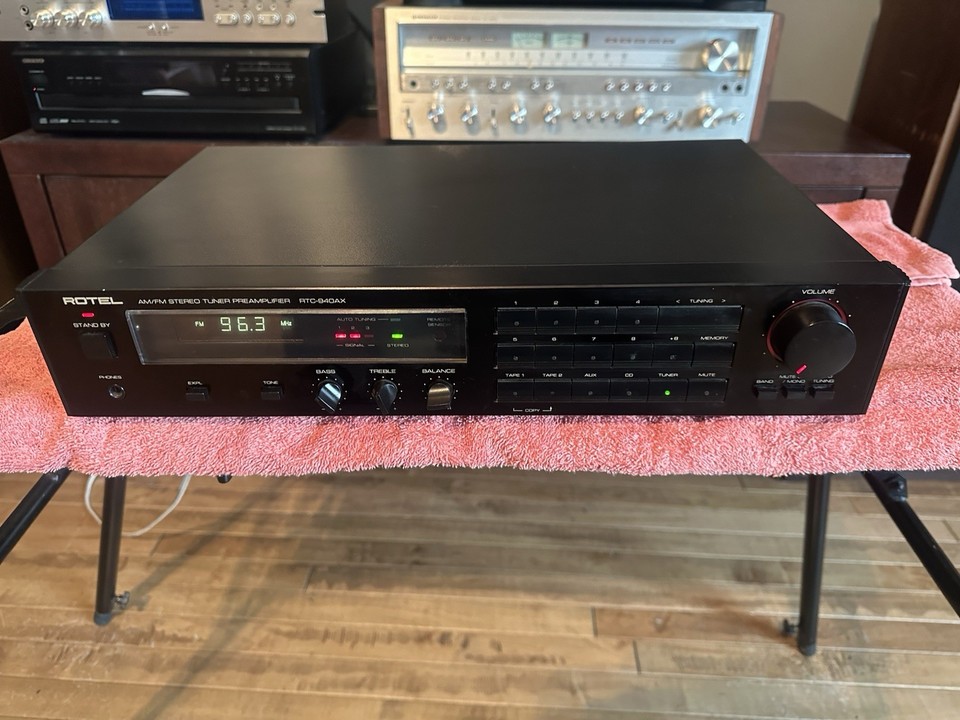 Rotel Rtc 940ax Rotel RTC-940AX Preamp Tuner Rare | eBay