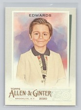 Julian Edwards 2020 Topps Allen & Ginter Baseball #284 Actor