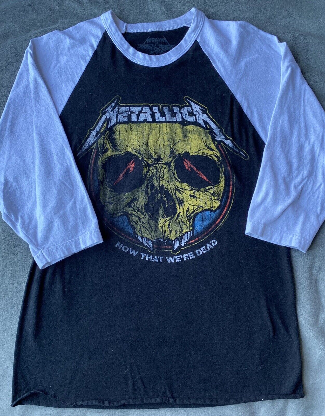 Release Aunt video Metallica Worldwired Tour 2017 Now That We're Dead Official Raglan Shirt  Medium | eBay