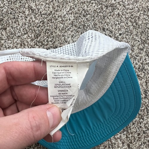 ULTIMATE DIRECTION The Stoke Meshback Running Cap Hat Blue/White - Picture 6 of 6