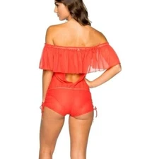 Luli Fama womens Swimwear Cover-Up Girl On Fire Size: M NWT