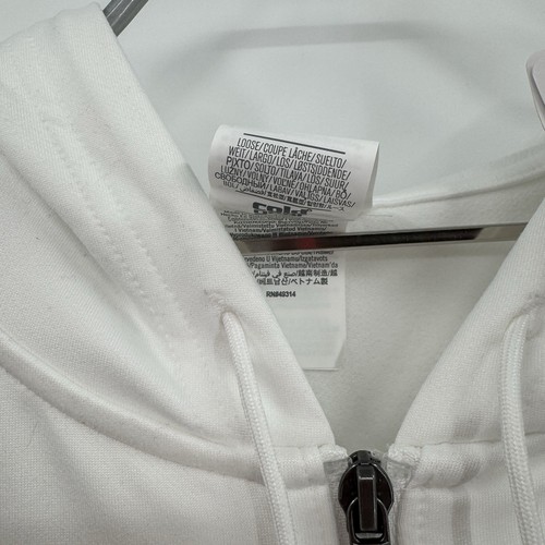 Under Armour Cold Gear Full Zip Hooded Jacket sz L Women's in White Fleece Lined - Picture 3 of 8