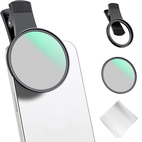 K&F Concept Phone Lens Filter 52mm Thread Clip Diffusion Black Pro Mist 1/4 - Picture 2 of 8