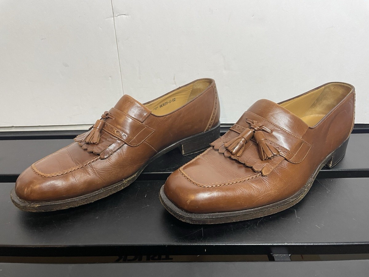 VTG 1980s BALLY Switzerland Berzo Brown Calfskin Kiltie Tassel Loafers 8.5 EEE s-l1200.jpg main image 2