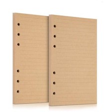 A6 Refill Paper 320 Pages for 6-Ring Binder Line Pages for Personal Organiser