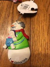 Christmas Tree Ornament  I Love Grandpa   Ships N 24h