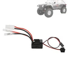 60A 2-3S Waterproof Brush ESC 6V 3A Electronic Speed Controller for 1/10 RC