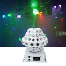 LED Stage Light RGB DMX Controlled Rotating Disco DJ Party Magic Ball Strobe