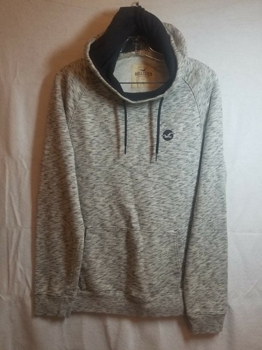Hollister Hoodie Mens Size Large Gray 