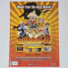 Boktai 2 Nintendo GameBoy Advance Never Fear Print Ad/Poster Promo Art