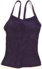 Girls Purple Dance Top Silky NWOT Sz:IC Intermediate Child 6X-7 see measurements