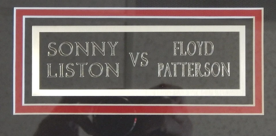 Sonny Liston Vs Floyd Patterson 1963 Boxing Illustrated Magazine - Framed 20x14 - Image 3 of 4