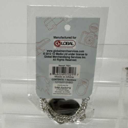 One Direction Band Lyric Necklace You Light Up My World Like Nobody Else 1D Gift - Picture 3 of 5