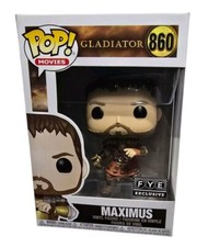 Figura Vinilo Pop Películas Gladiador Maximus 860 FYE Exclusiva Pop Abovedada