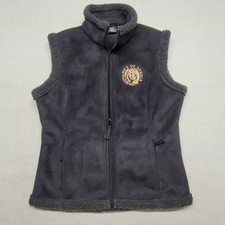 Polar Faux Leather Womens Black Vest Size Small Out Of Africa Wildlife Park