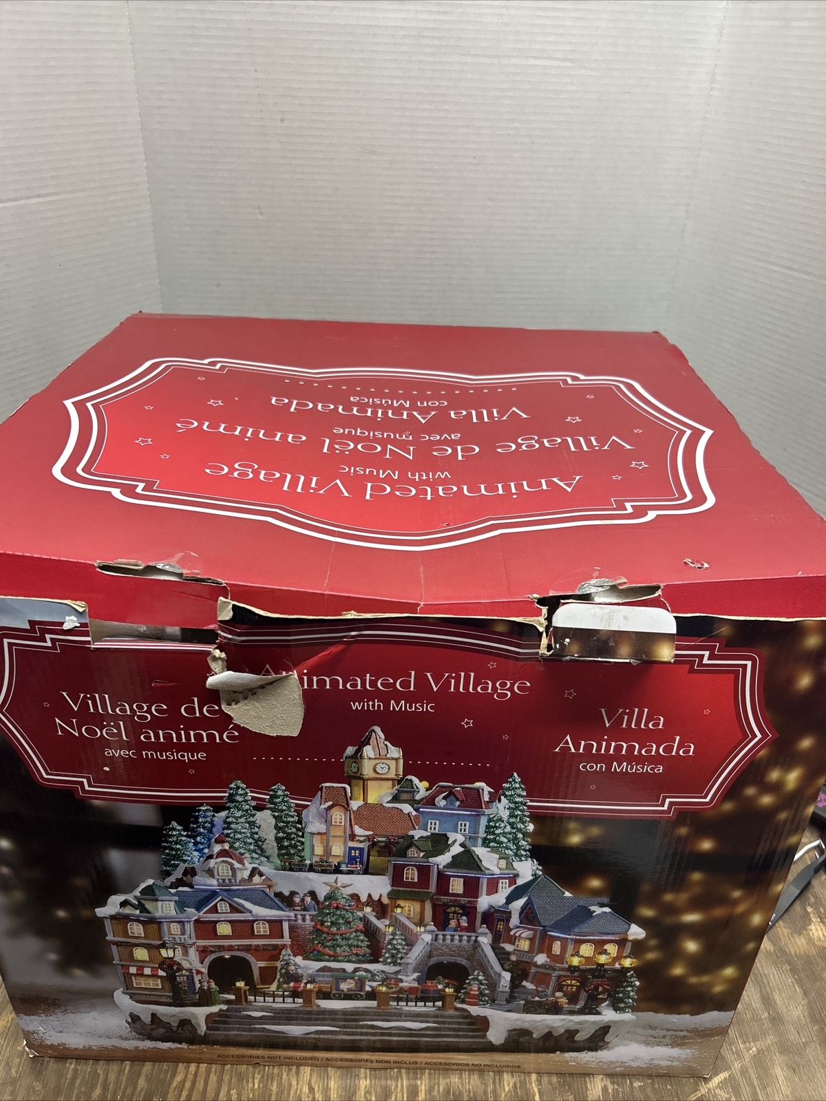 Costco Animated Christmas Village with Music and Lights SEE DETAILS