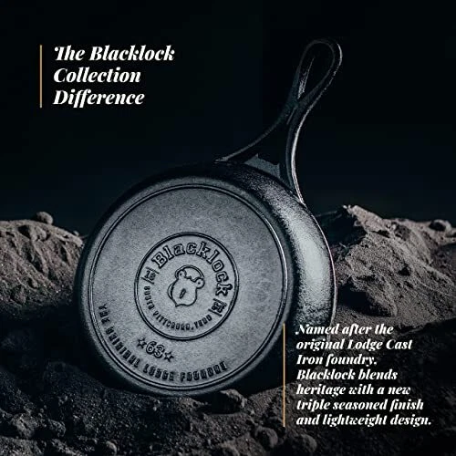 Lodge Blacklock Cast Iron Skillet - Thumbnail 4
