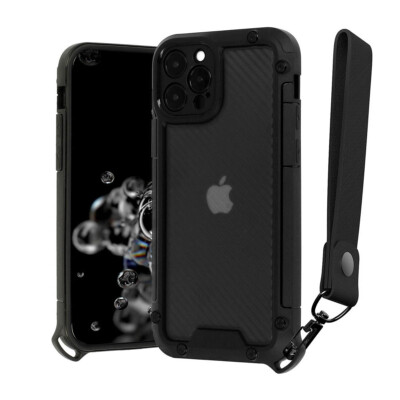 ARMOR mit BAND Back Case Hülle Tasche Robust Shield Protect Etui Cover ver Handy