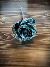 MOTHER’SDAY Hand Crafted Silver/Gray metal ROSE or ROSES Love GIFTS! Collectible