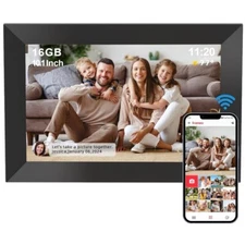 Frameo 10.1 Inch WiFi Digital Picture Frame with 1280 * 800P IPS Touch Screen HD