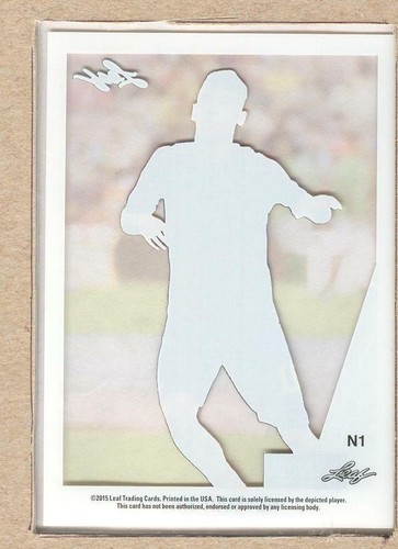Neymar N1 2015 Leaf National Convention '90 Hoja Acetato NOTA DE DEFECTO VISIBLE - Imagen 2 de 2