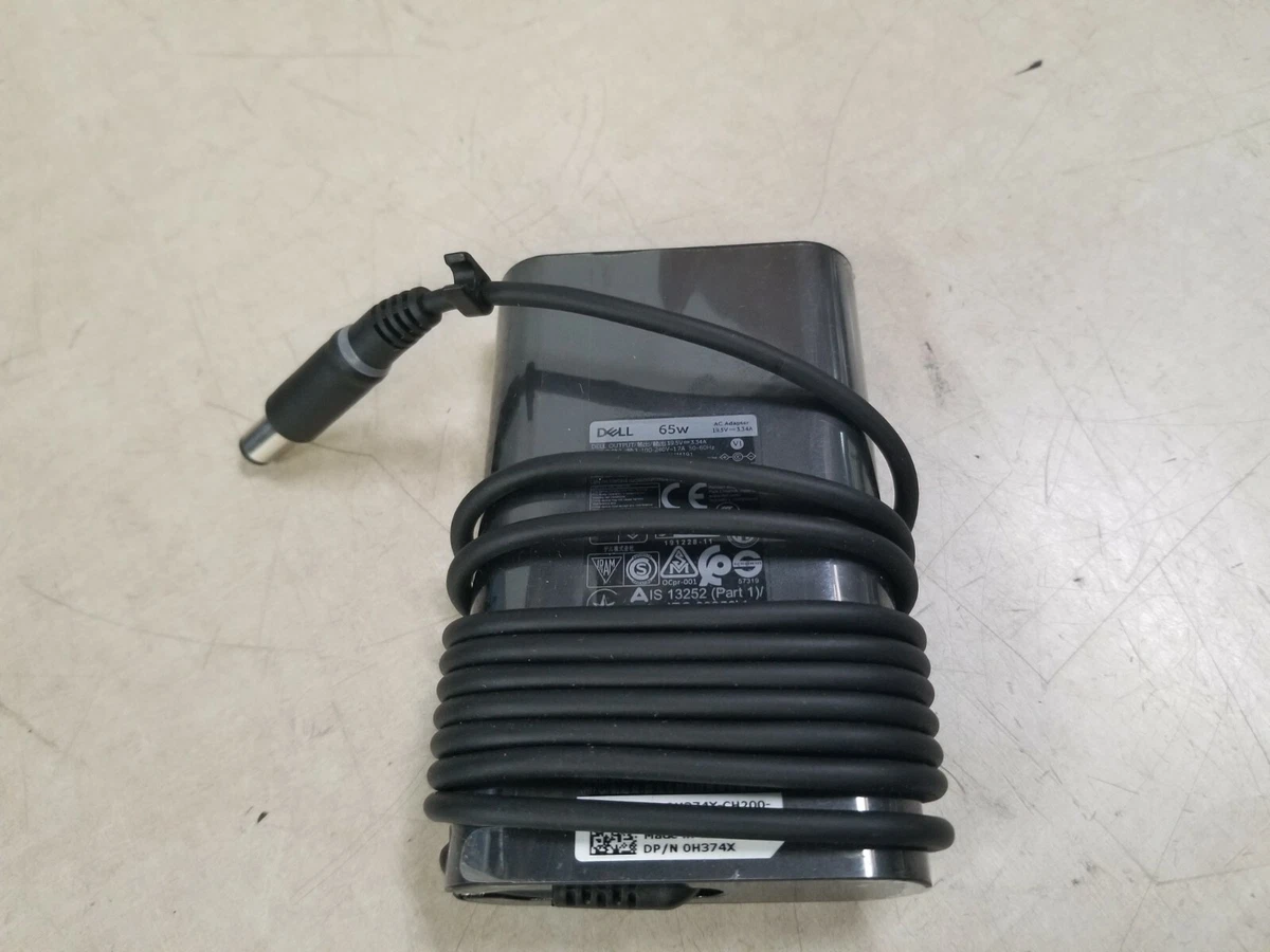 ORIGINAL Dell 65w Ac Adapter HA65NM191 NO POWER CABLE | eBay