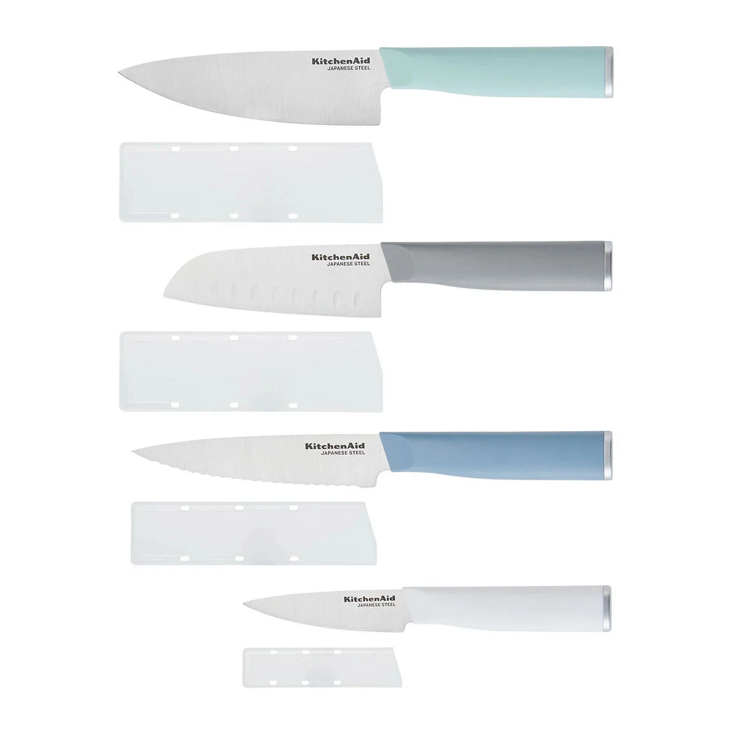 KitchenAid 4-Piece High-Carbon Stainless Steel Chef Knife Set & Fit Blade Covers
Opens in a new wind