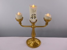 Disney Parks Beauty And The Beast Lumiere Light Up Candelabra Figure 11”